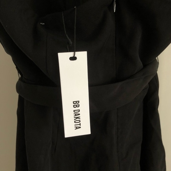 BB Dakota | Black Halter Neckline Romper - Picture 2 of 2